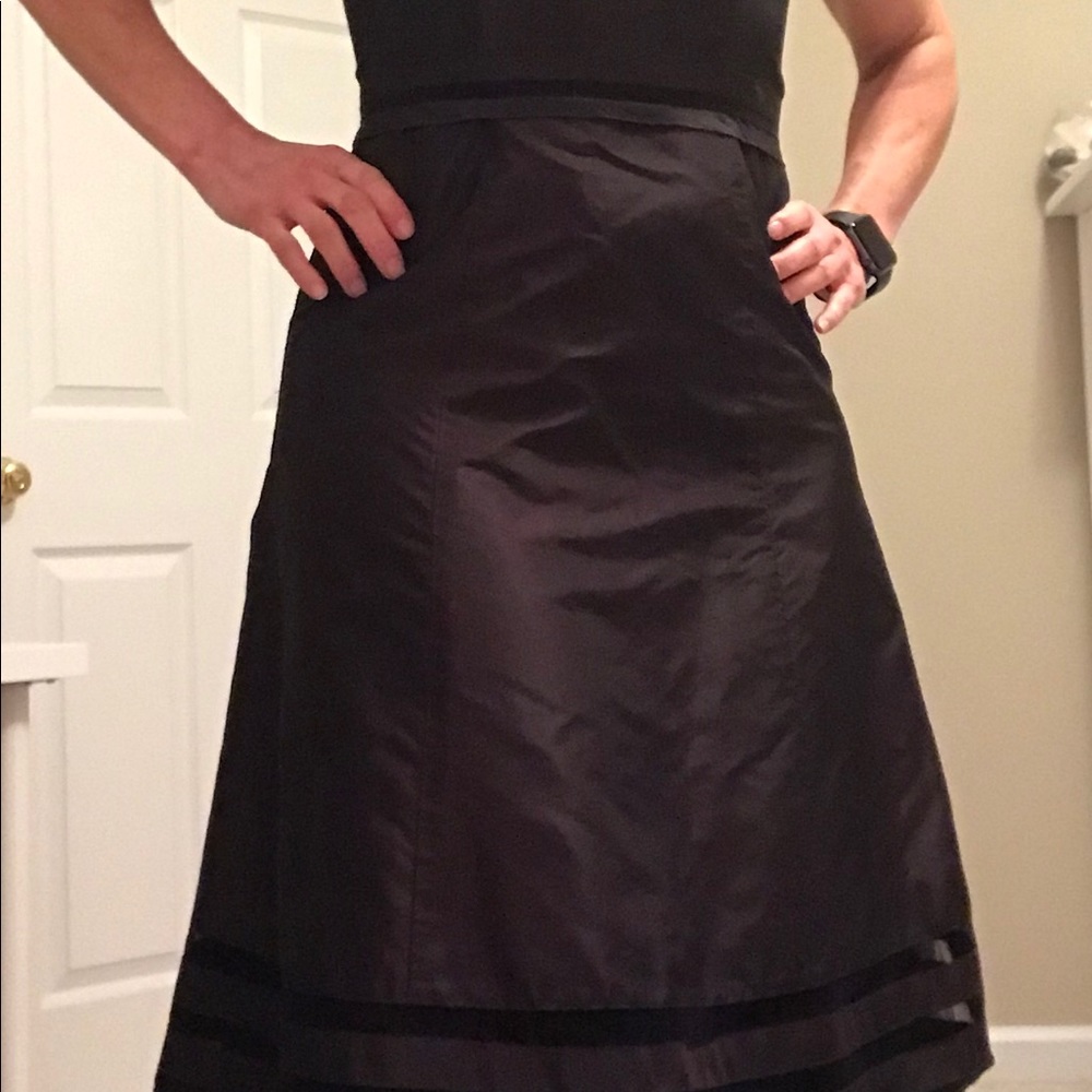Vera Wang Strapless Fit and Flare Dress - Picture 2 of 7